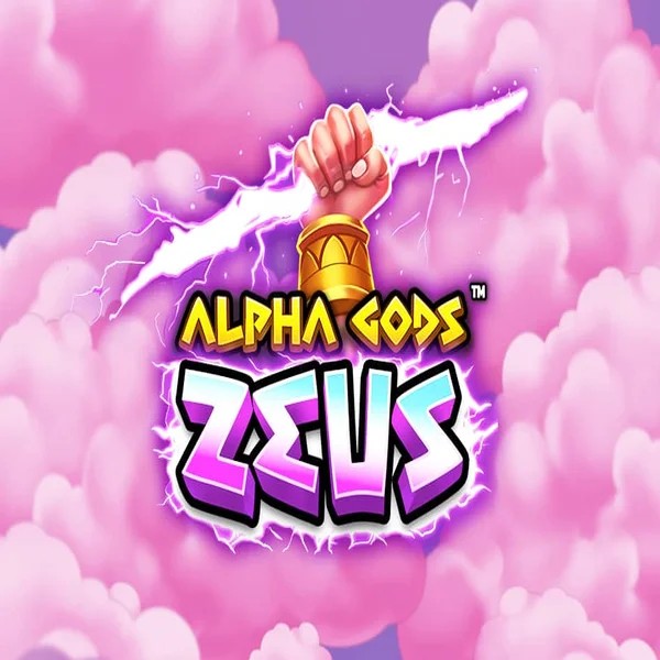 Alpha Gods Zeus slot logo by PearFiction Studios at Betnation Casino