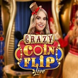 Crazy Coin Flip logo – Live Casino by Evolution at Betnation Casino